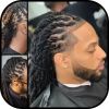 Black Men Dreadlocks Hairstyle Logo