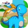 Kids Dinosaurs Toddler Games Logo