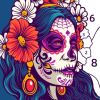 Skull Coloring Book - Color by Number Paint Games Logo