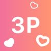 Threesome Dating App for Couple & Swingers: Easy3P Logo